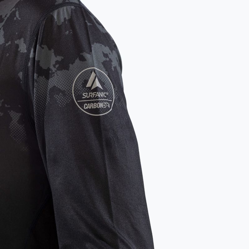 Vyriški termoaktyvūs marškinėliai ilgomis rankovėmis Surfanic Bodyfit CarbonDri Limited Edition Crew Neck black 9