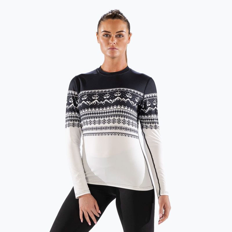 Moteriški termoaktyvūs marškinėliai Surfanic Cozy CarbonDri Limited Edition Crew Neck juodi