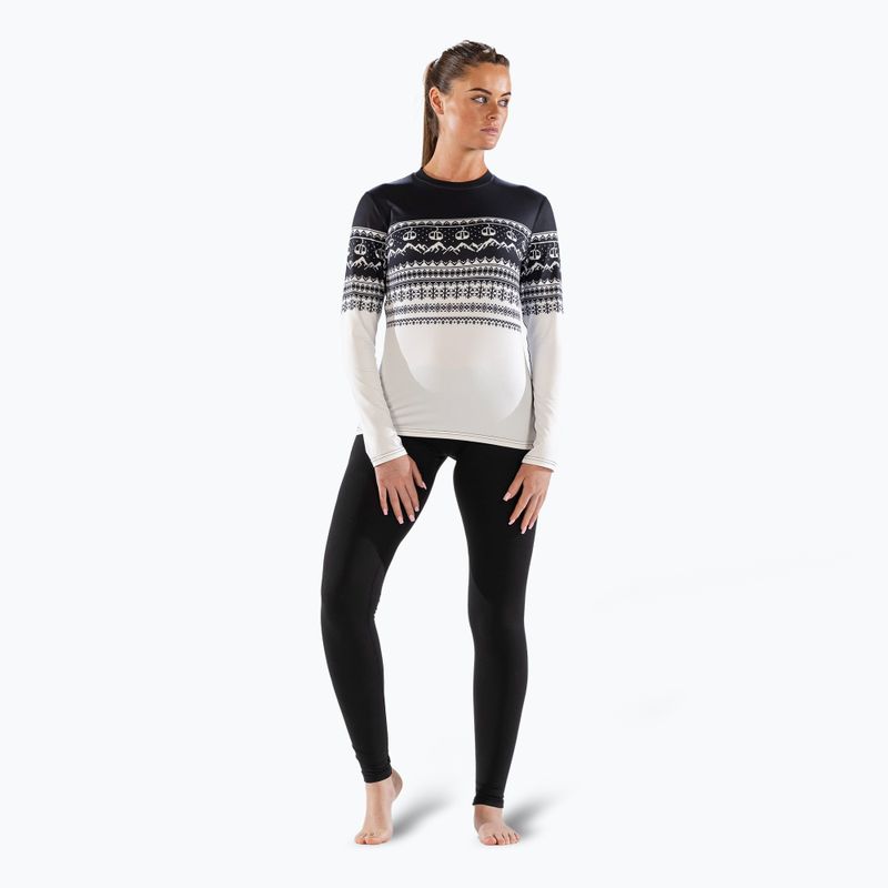 Moteriški termoaktyvūs marškinėliai Surfanic Cozy CarbonDri Limited Edition Crew Neck juodi 2