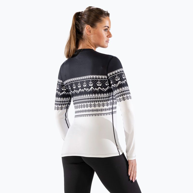 Moteriški termoaktyvūs marškinėliai Surfanic Cozy CarbonDri Limited Edition Crew Neck juodi 3