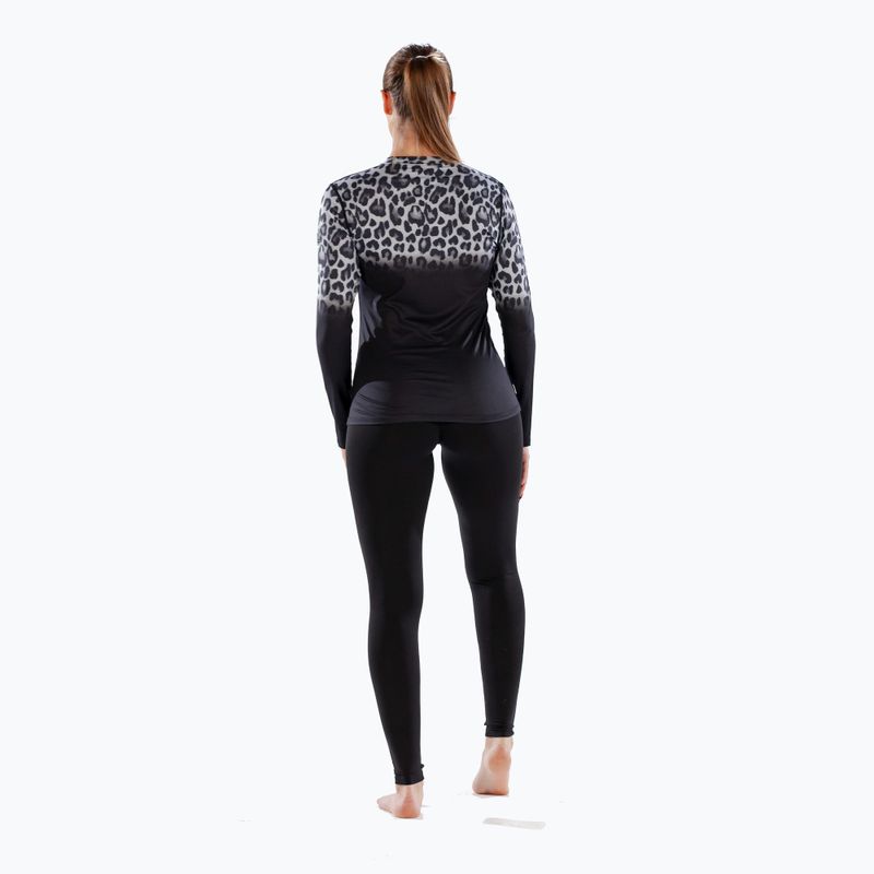Moteriški termoaktyvūs marškinėliai ilgomis rankovėmis Surfanic Cozy CarbonDri Limited Edition Crew Neck black 4