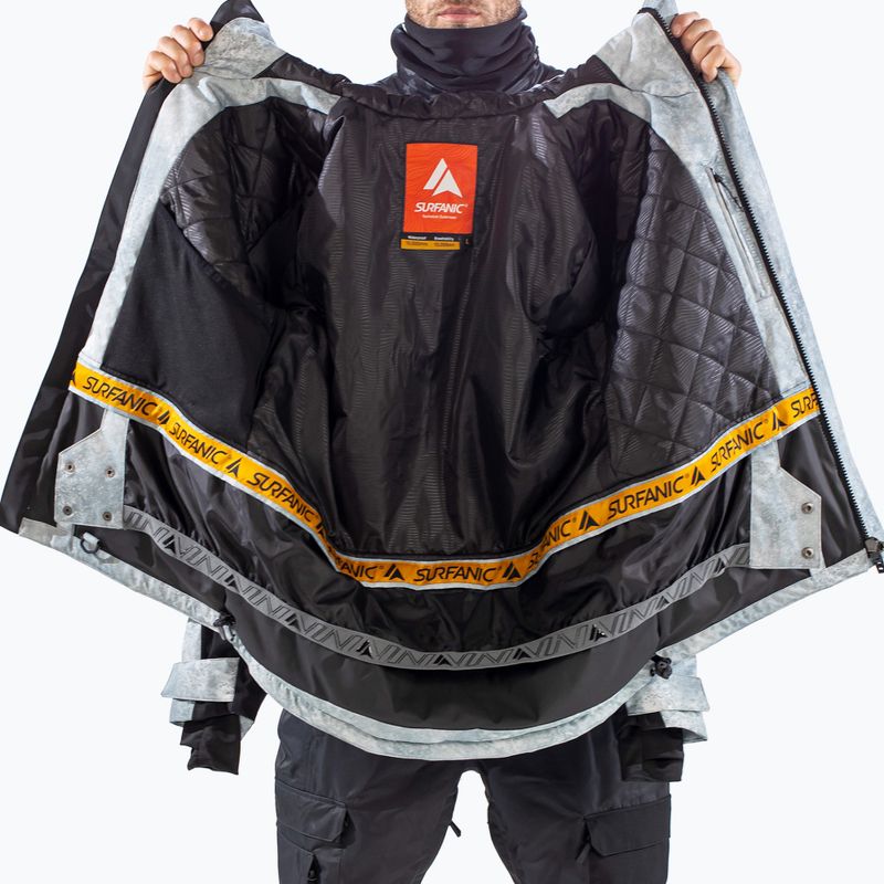 Vyriška slidinėjimo striukė Surfanic Avalanche Concrete grey 12