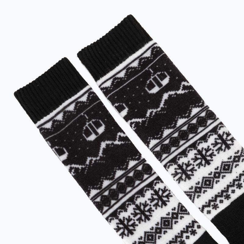 Slidinėjimo kojinės Surfanic Pro Tech  3 pak Fairisle black 4