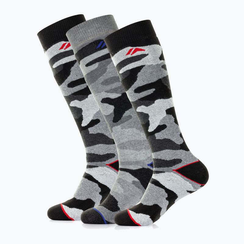 Slidinėjimo kojinės Surfanic Pro Tech Plus 3 pak black camo 2