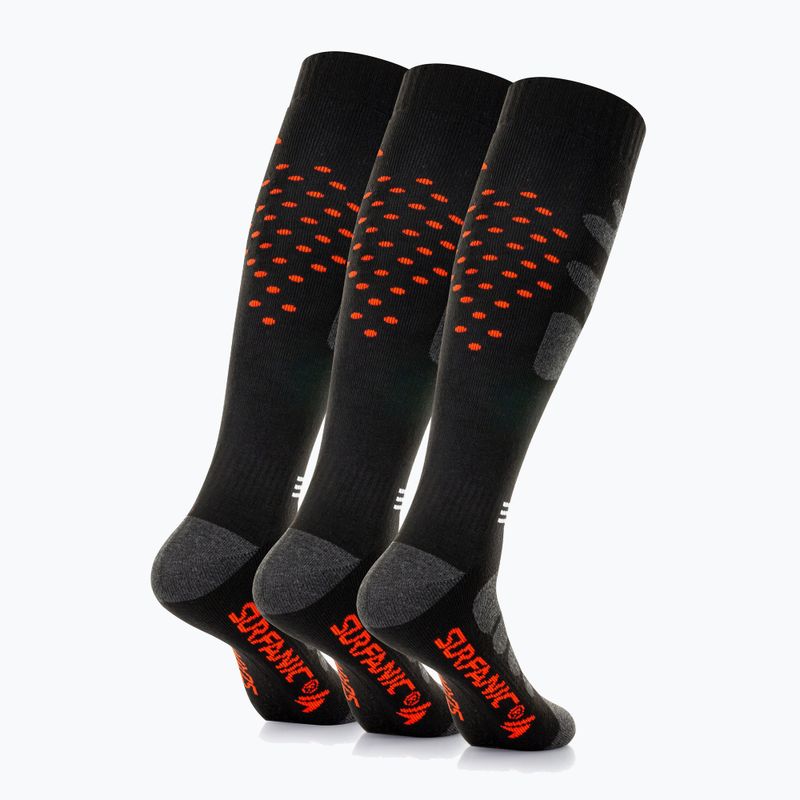 Slidinėjimo kojinės Surfanic Pro Tech Plus 3 pak orange 2