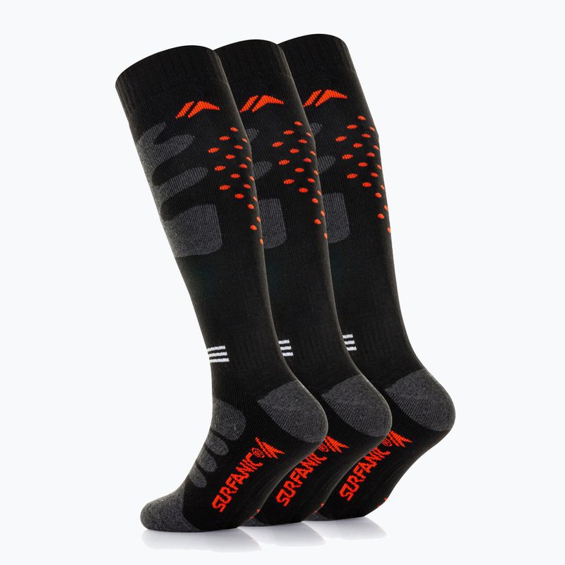 Slidinėjimo kojinės Surfanic Pro Tech Plus 3 pak orange 3