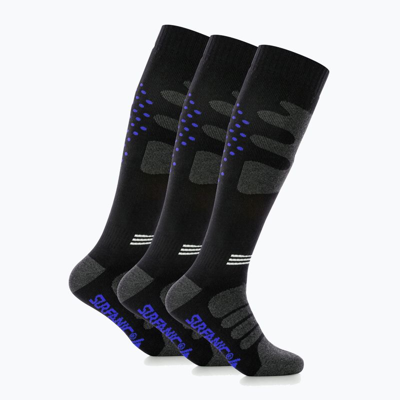 Slidinėjimo kojinės Surfanic Pro Tech Plus 3 pak brilliant blue