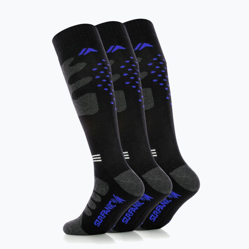 Slidinėjimo kojinės Surfanic Pro Tech Plus 3 pak brilliant blue 3