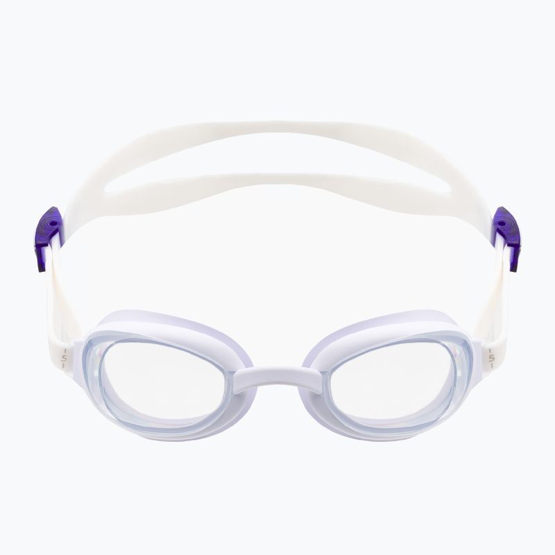 Speedo Aquapure moteriški plaukimo akiniai balti/violetiniai/skaidrūs 68-090047237 2