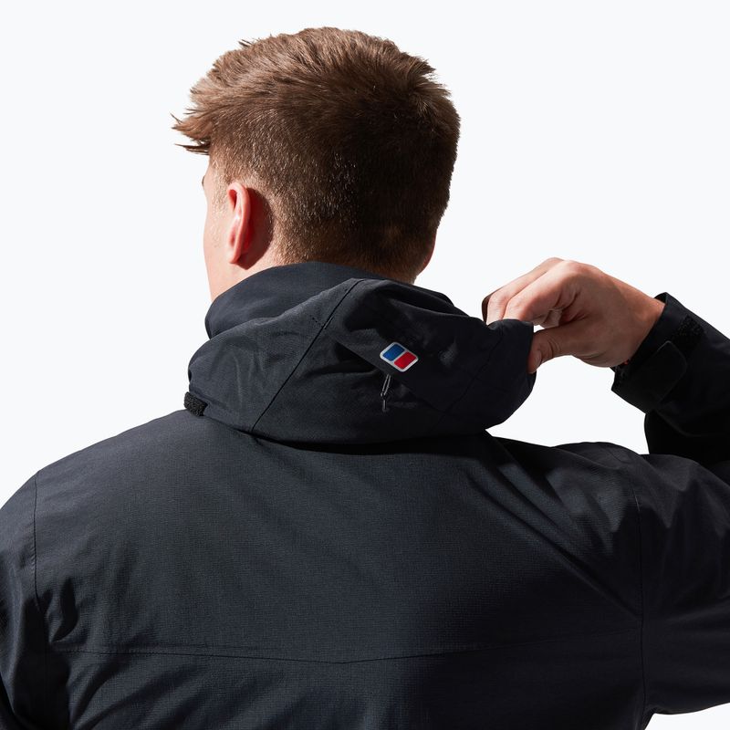 Vyriška striukė nuo lietaus Berghaus Hillwalker IA black/black 5