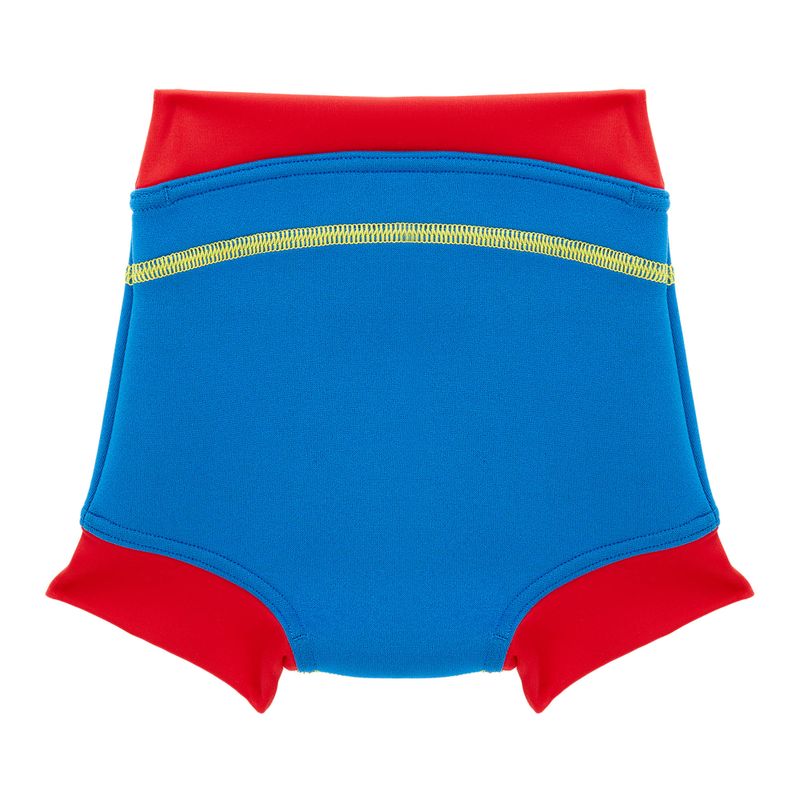 Plaukimo sauskelnės Speedo Swimnappy Cover blue/red 2