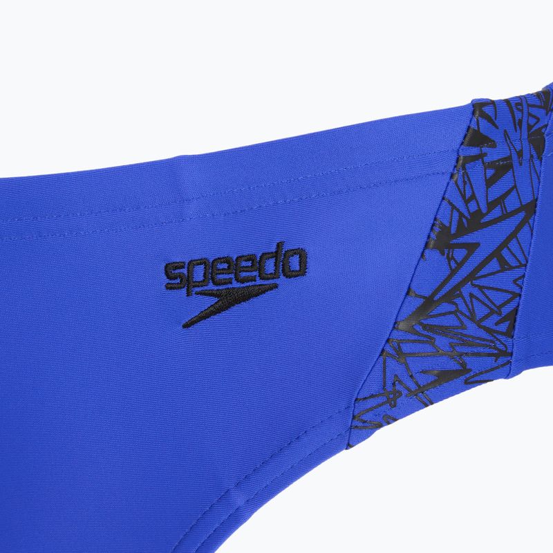 Vaikiškos plaukimo glaudės Speedo Boom Splice 6.5 cm Brief blue/black 3
