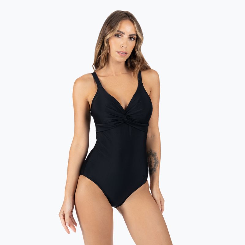 Speedo Brigitte Shaping moteriškas vientisas maudymosi kostiumėlis juodas 8-113790001 3
