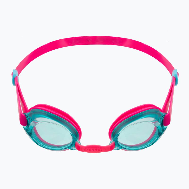 Speedo Jet V2 ecstatic pink/aquatic blue vaikiški plaukimo akiniai 8-09298B981 2