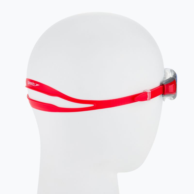 Speedo Futura Biofuse Flexiseal lavos raudonos/skaidrios spalvos plaukimo akiniai 68-11313B991 3