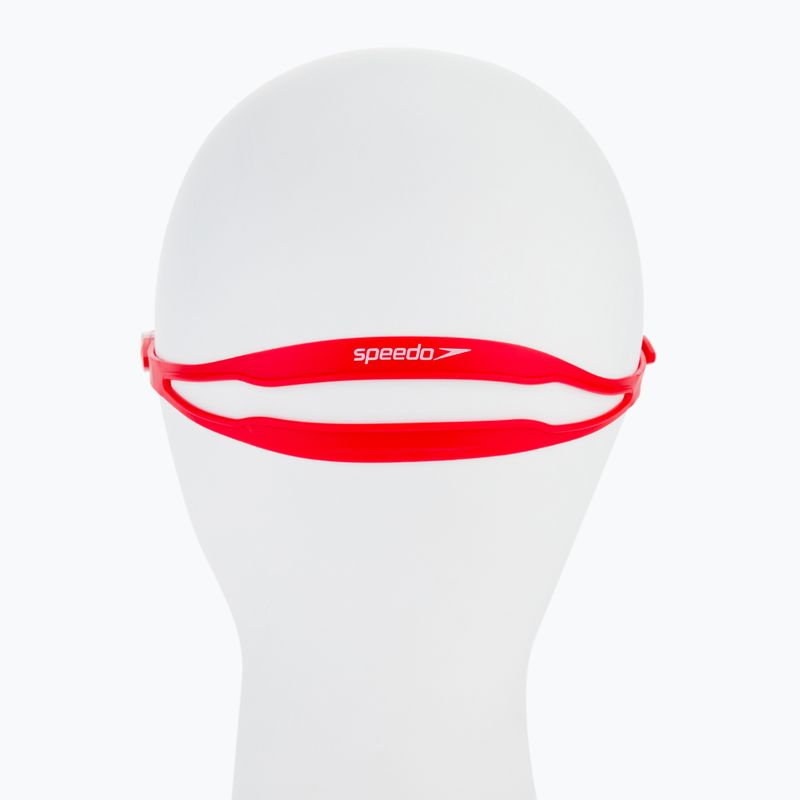 Speedo Futura Biofuse Flexiseal lavos raudonos/skaidrios spalvos plaukimo akiniai 68-11313B991 4