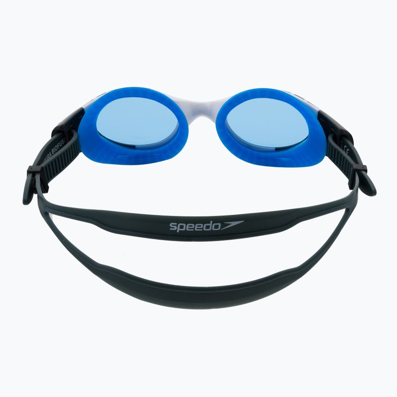 Speedo Futura Biofuse Flexiseal oxid pilki/balti/mėlyni plaukimo akiniai 68-11315C107 5