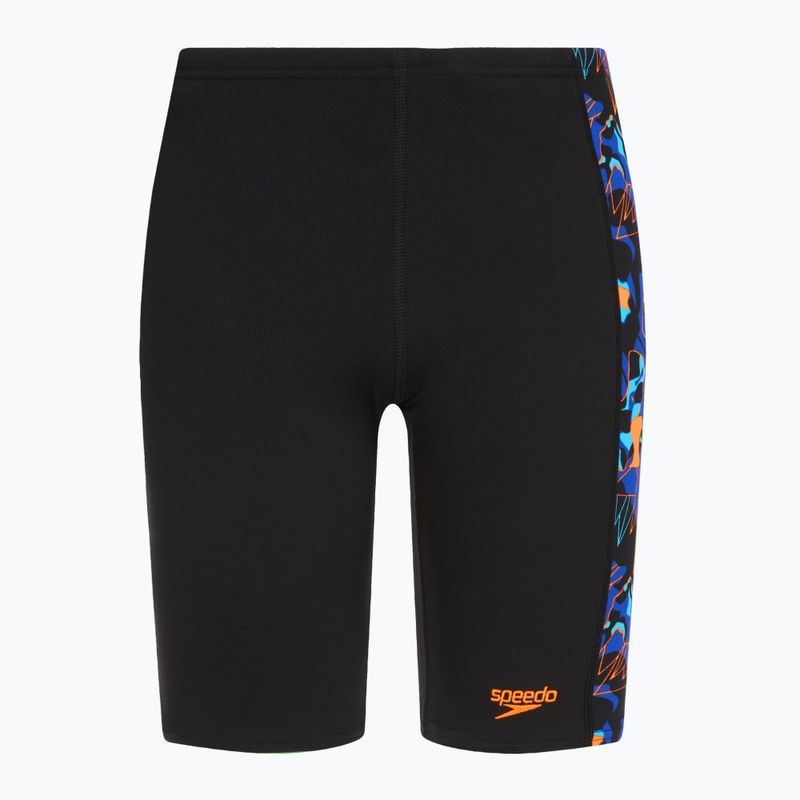 Vyriški plaukimo šortai Speedo Allover Panel V3 Jammer black