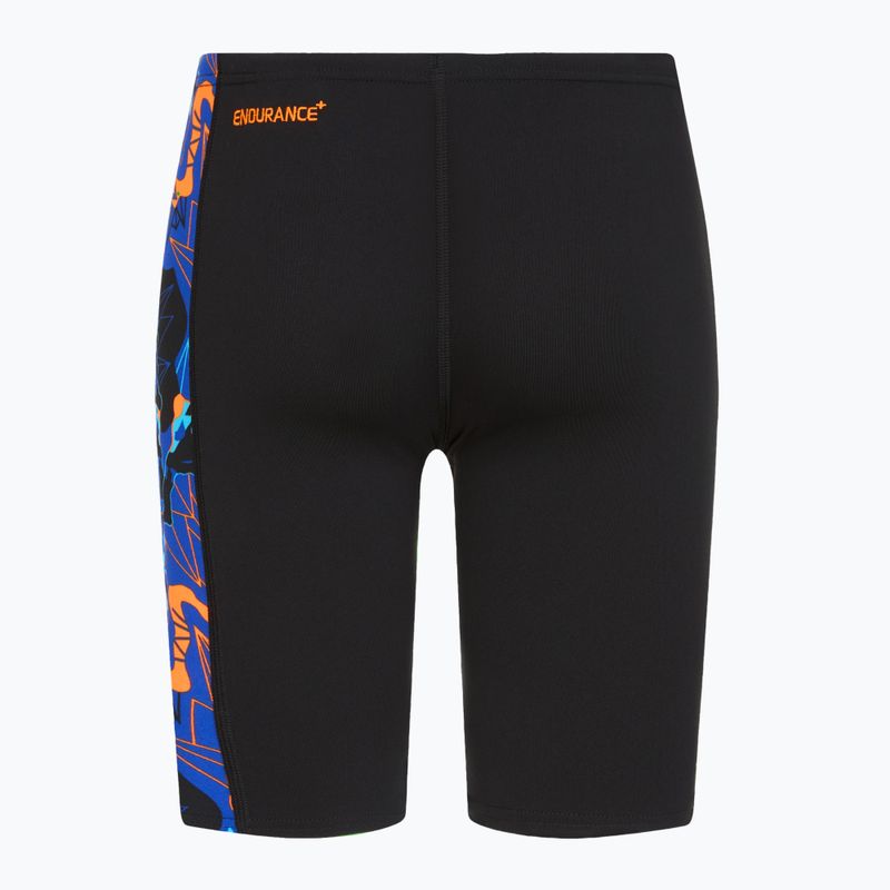 Vyriški plaukimo šortai Speedo Allover Panel V3 Jammer black 2