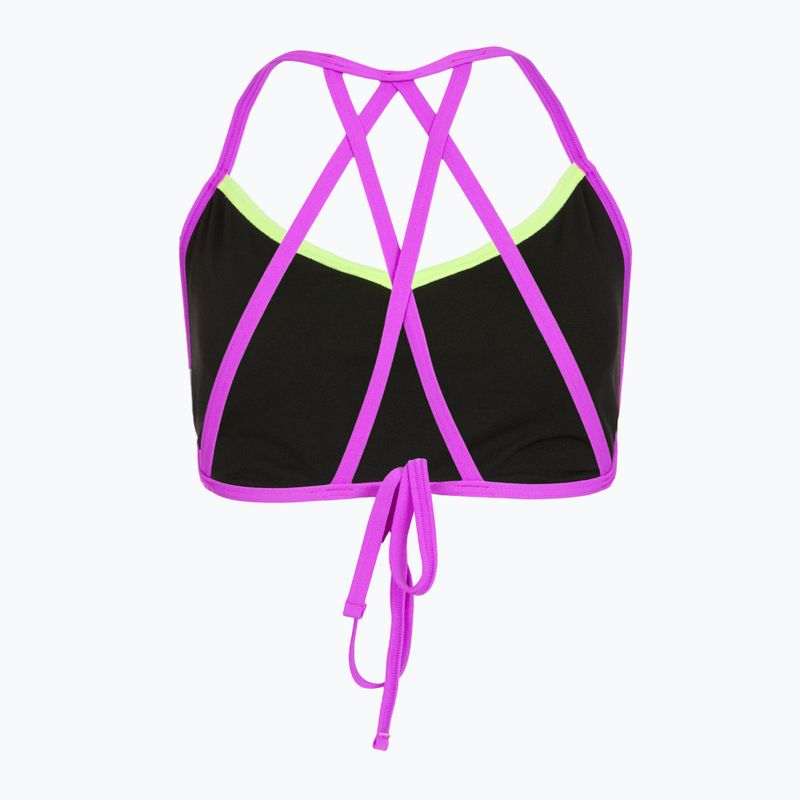 Plaukimo kostiumo viršus Speedo Neon Freestyler Top green/pink 2