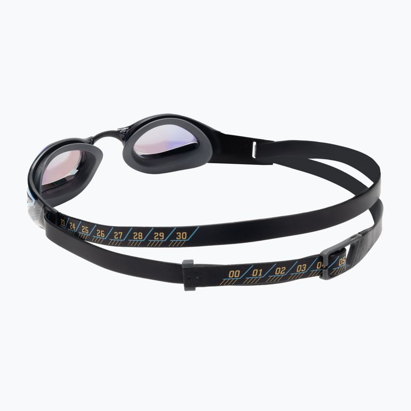 Speedo Fastskin Pure Focus Mirror plaukimo akiniai juodi/šaltai pilki/okean gold 68-11778D444 4