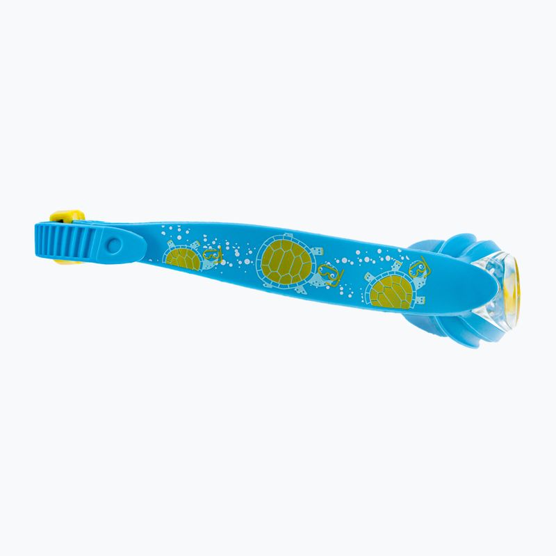 Speedo Illusion Infant turkio/ geltonos/skaidrios spalvos vaikiški plaukimo akiniai 68-12115D664 3