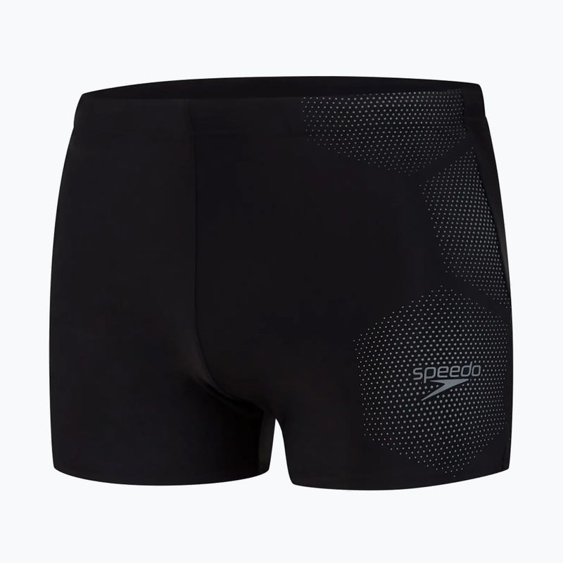Vyriški Speedo Tech Logo maudymosi bokseriai juodi 68-11354F130 4