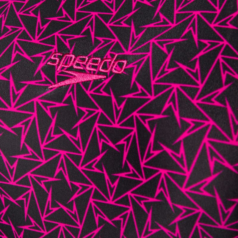 Speedo Boomstar Allover Muscleback moteriškas vientisas maudymosi kostiumėlis juoda-rožinė 68-12299B344 3