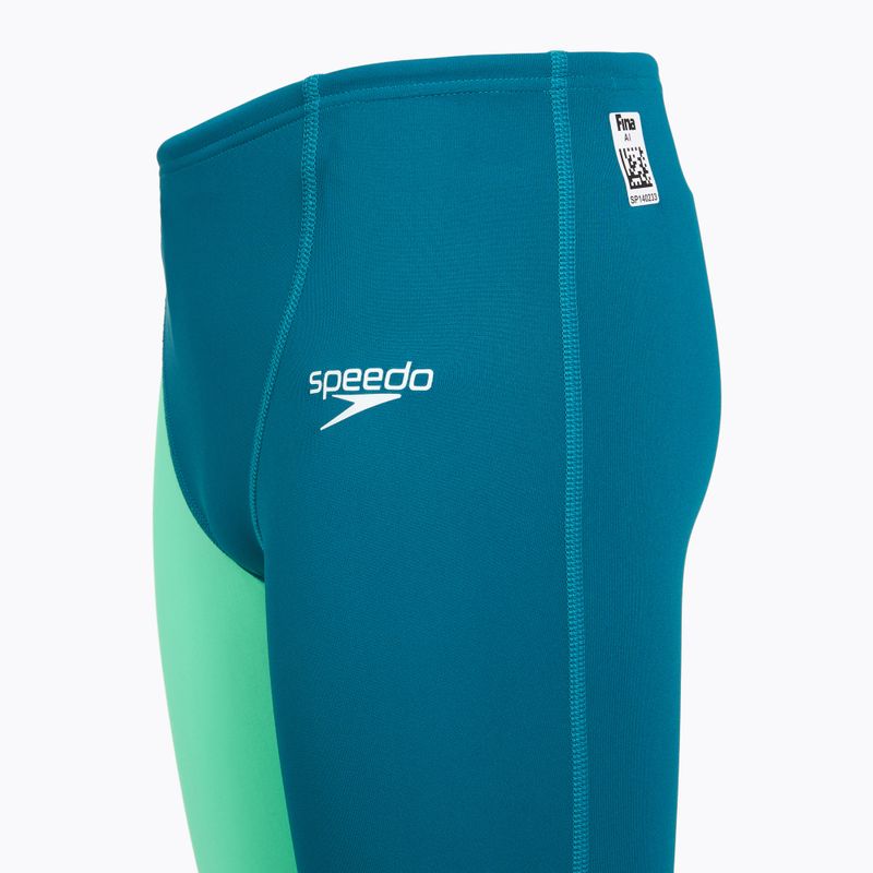 Vaikiški plaukimo šortai Speedo Endurance+ High Waist Jammer blue/green 3