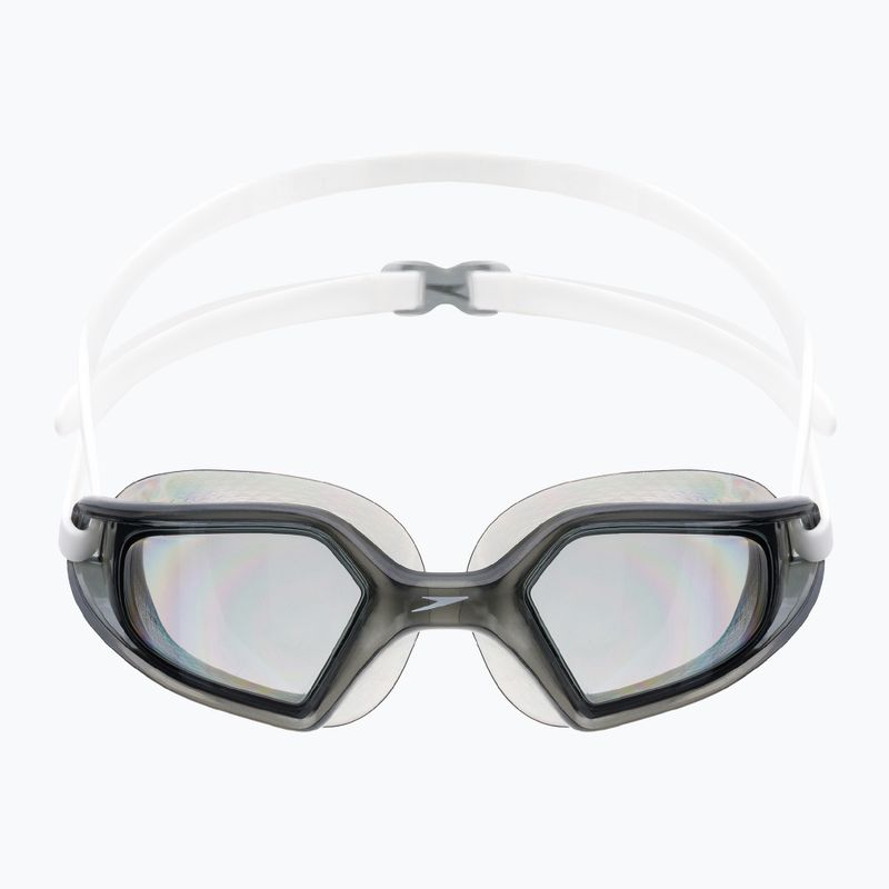 Speedo Hydropulse balti / dramblio/šviesiai dūminiai plaukimo akiniai 8-12268D649 2