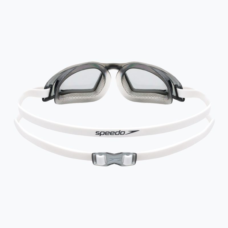 Speedo Hydropulse balti / dramblio/šviesiai dūminiai plaukimo akiniai 8-12268D649 5