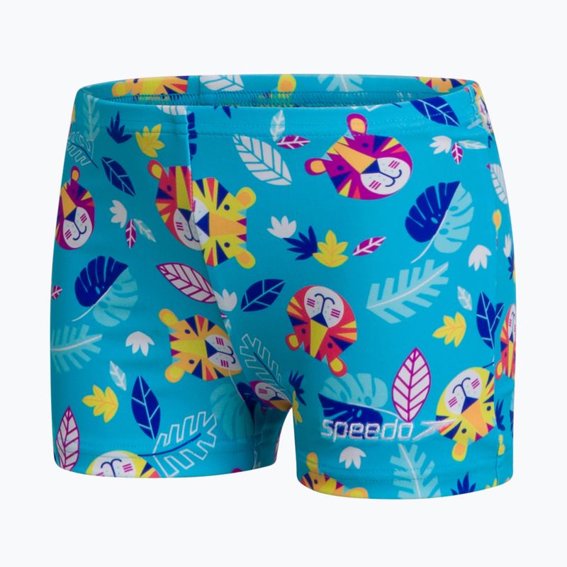 Speedo Allover Digital Aquashort vaikiškos maudymosi kelnės mėlynos 68-05394D847 4