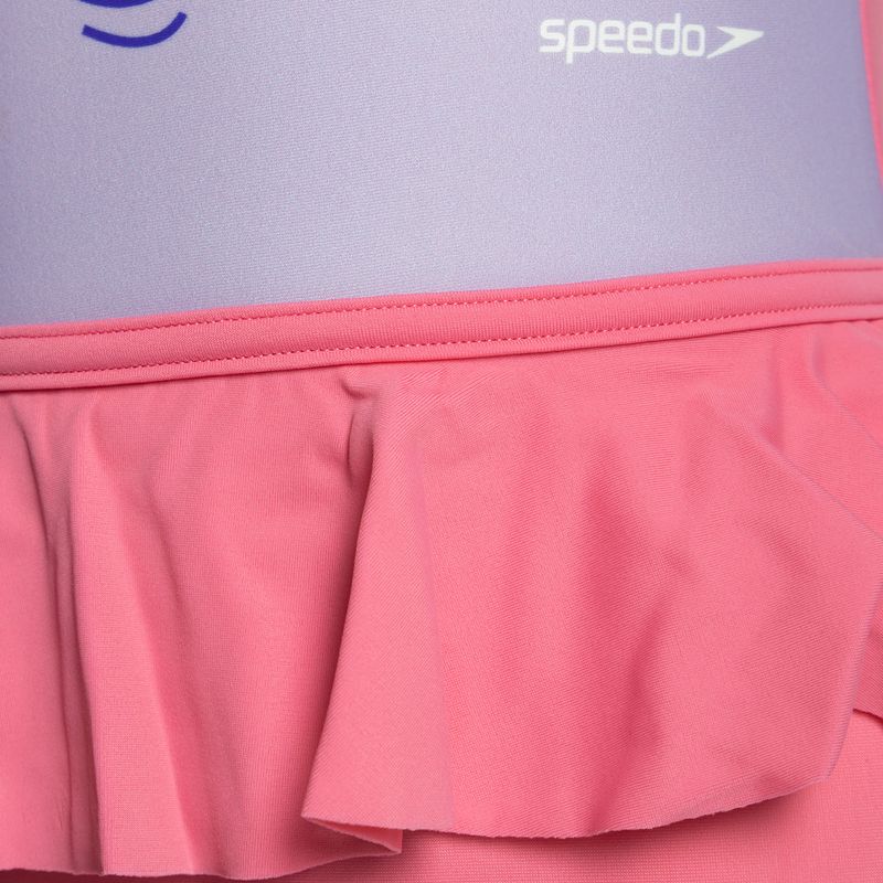 Speedo Frill vaikiškas vientisas maudymosi kostiumėlis mėlynas 12398D818 3