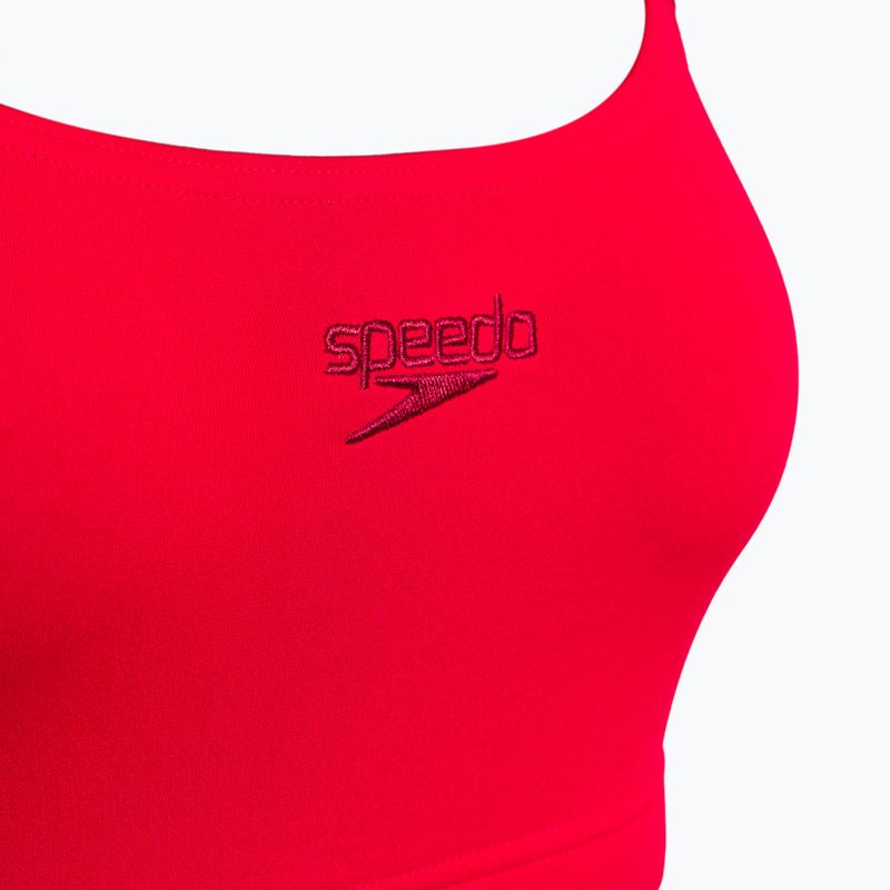 Speedo Essential Endurance+ Thinstrap Bikini moteriškas dviejų dalių maudymosi kostiumėlis red 126736446 3