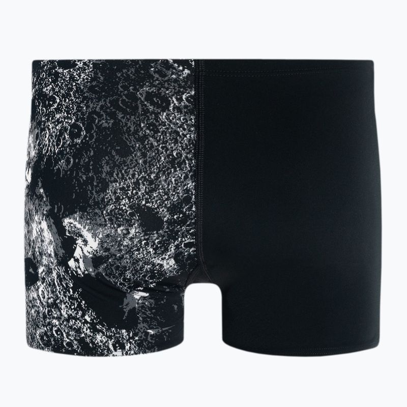 Vyriški Speedo Allover V-Cut Aquqshort maudymosi bokseriai black-grey 68-09734F330 2