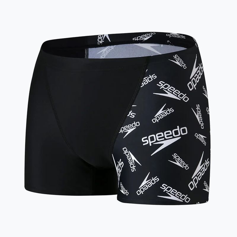 Vyriški Speedo Allover V-Cut Aquqshort maudymosi bokseriai black 68-09734F392 4