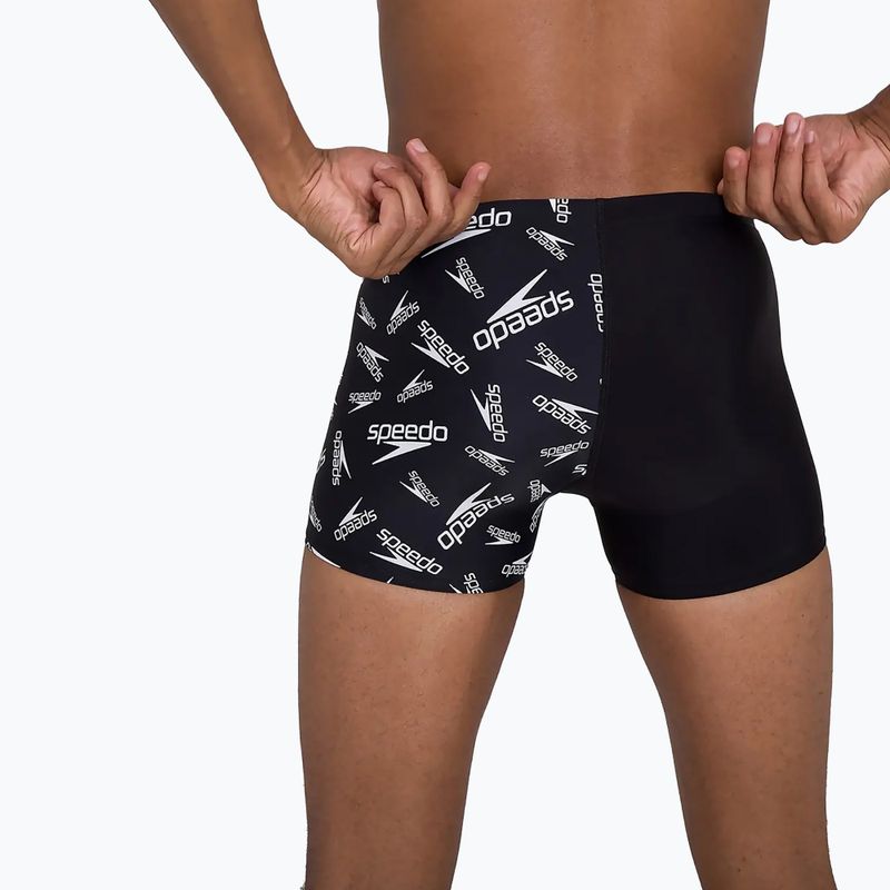 Vyriški Speedo Allover V-Cut Aquqshort maudymosi bokseriai black 68-09734F392 7