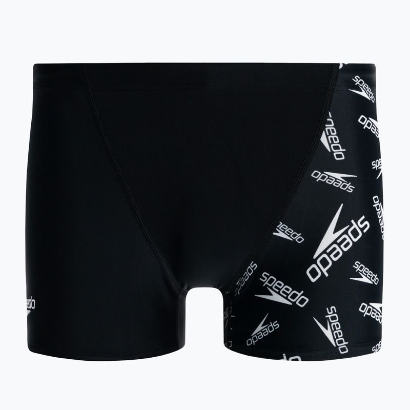 Vyriški Speedo Allover V-Cut Aquqshort maudymosi bokseriai black 68-09734F392
