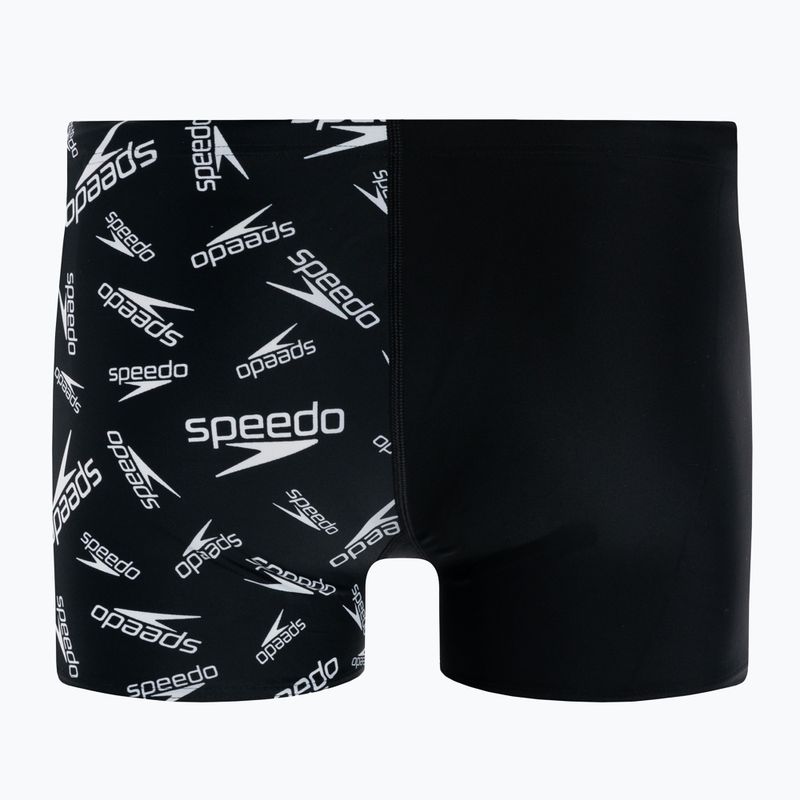 Vyriški Speedo Allover V-Cut Aquqshort maudymosi bokseriai black 68-09734F392 2
