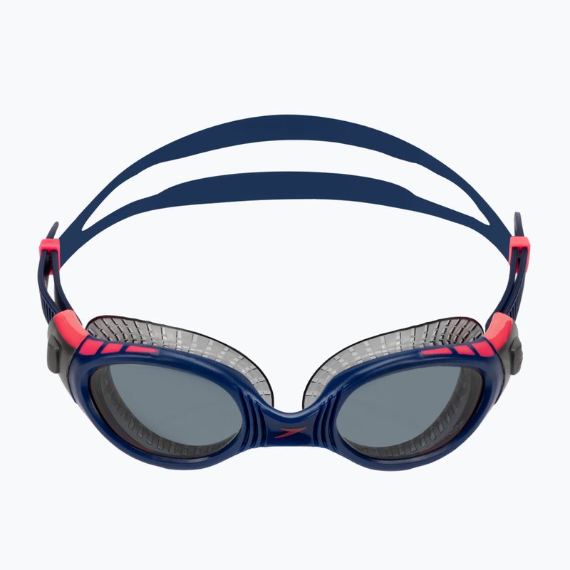 Speedo Futura Biofuse Flexiseal Tri plaukimo akiniai tamsiai raudoni/ferenikso raudoni/angliniai 8-11256F270 2