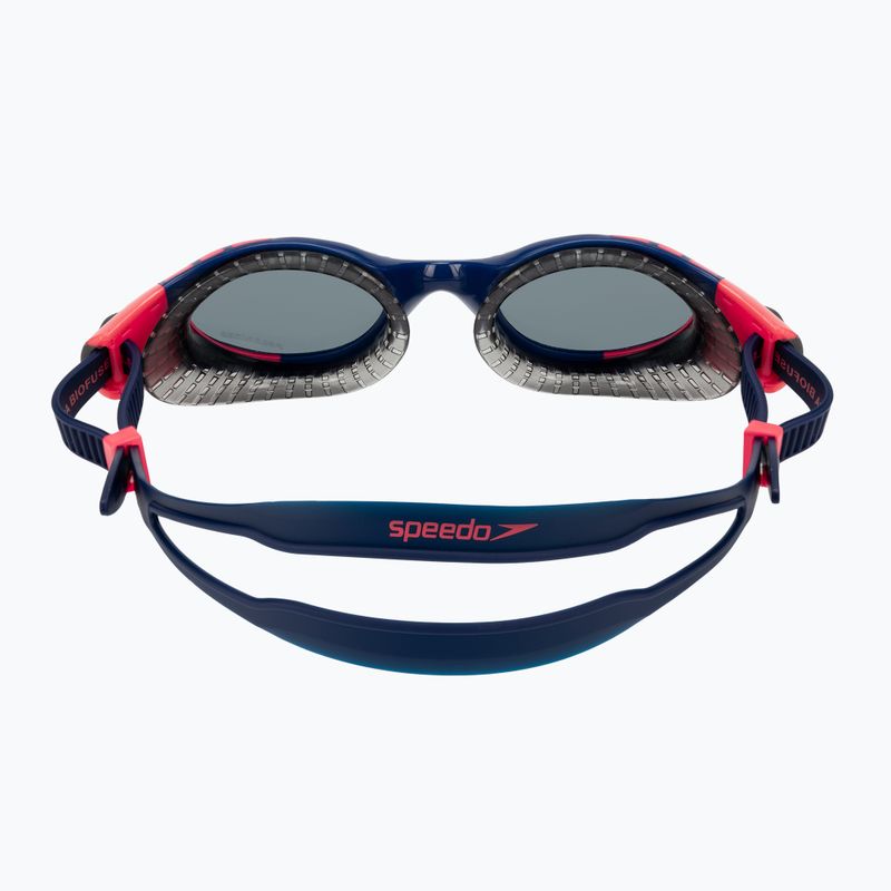 Speedo Futura Biofuse Flexiseal Tri plaukimo akiniai tamsiai raudoni/ferenikso raudoni/angliniai 8-11256F270 5