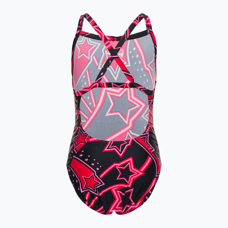 Speedo Allover Xback vientisas vaikiškas maudymosi kostiumėlis 2