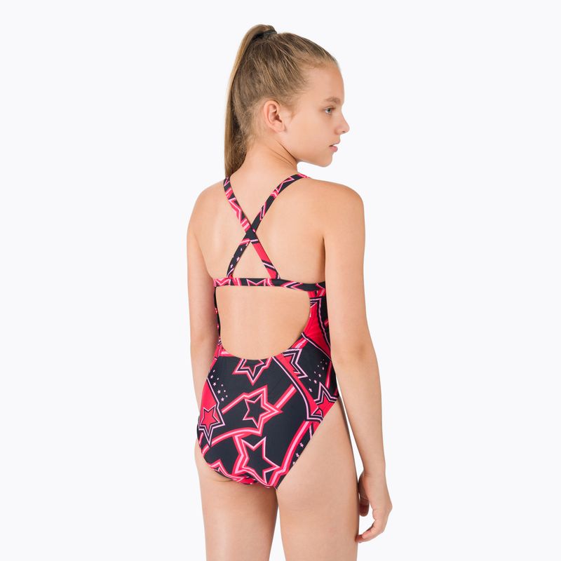 Speedo Allover Xback vientisas vaikiškas maudymosi kostiumėlis 6
