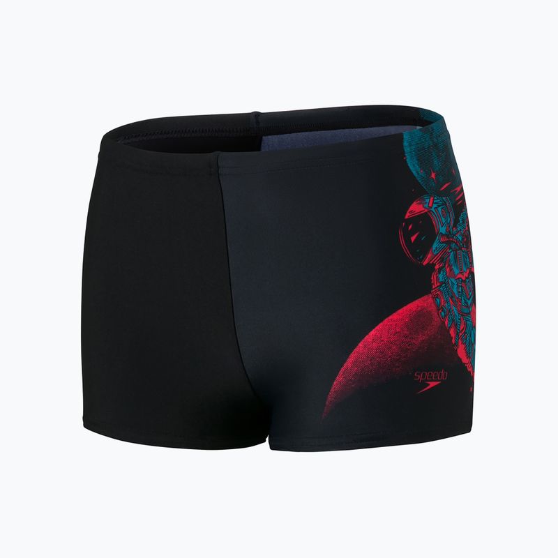 Speedo Placement Digital Aquashort vaikiškos maudymosi kelnės juodos 68-33162F308 5