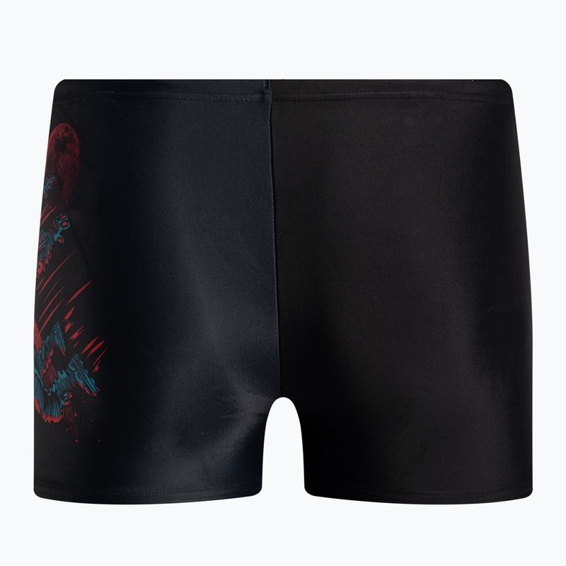 Speedo Placement Digital Aquashort vaikiškos maudymosi kelnės juodos 68-33162F308 2