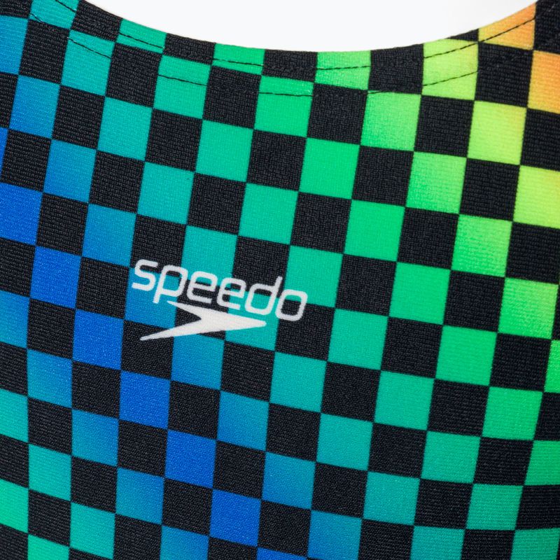 Speedo Allover Leaderback vaikiškas vientisas maudymosi kostiumėlis 68-12377F372 3