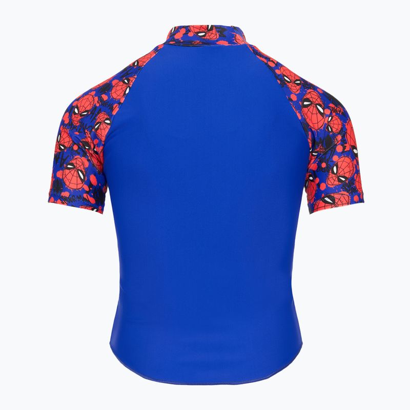 Vaikiški plaukimo marškinėliai Speedo Spider-Man Sun Top blue/red 2
