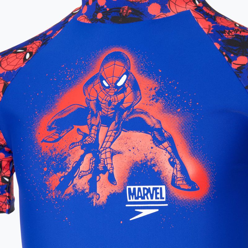 Vaikiški plaukimo marškinėliai Speedo Spider-Man Sun Top blue/red 3