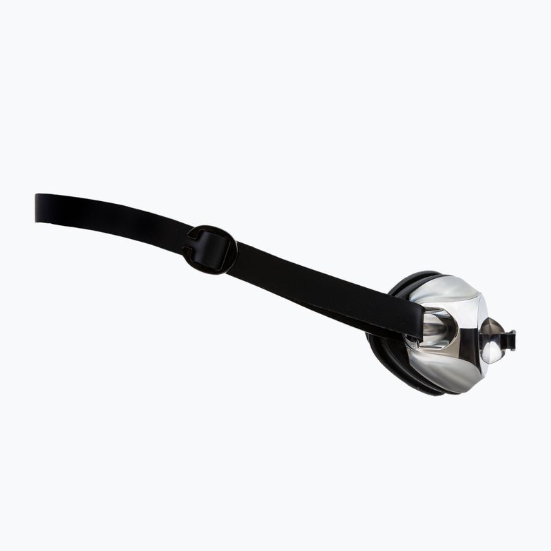 Speedo Jet Mirror juodi/balti/chromuoti plaukimo akiniai 8-09648F986 3