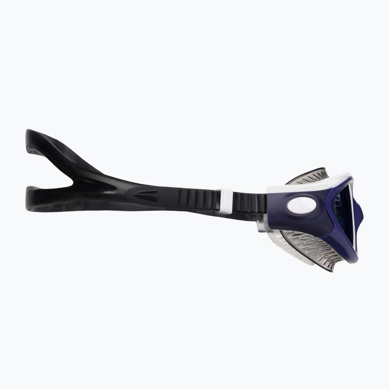 Speedo Futura Biofuse Flexiseal Moteriški plaukimo akiniai juoda/tikra tamsiai mėlyna/balta/dūminė 8-11314F985 3